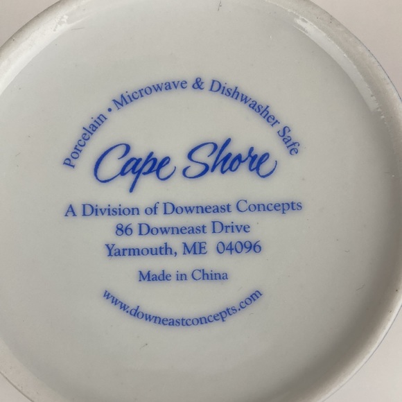 Downeast Concepts Cape Shore Kennebunkport Landscape Porcelain Coffee Mug - Picture 9 of 9